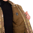 Куртка тактична з окремою флісовою підстібкою SP-Sport ZK-25 Колір: Камуфляж Multicam розмір: L - изображение 5