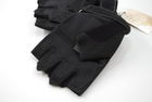 Тактичні рукавички без пальців 9050_M_Black - зображення 5