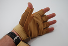 Тактичні рукавички без пальців 9050_XL_Beige - зображення 6