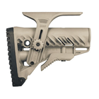 Приклад FAB Defense GLR-16 CP с регулируемой щекой для AR15/M16. Tan - изображение 3