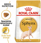 Sucha karma Royal Canin Sphynx Adult dla kotów dorosłych rasy Sfinks 400 g (3182550825948) - obraz 2