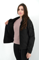 Тактическая женская куртка Eagle Soft Shell с флисом Black 3XL - изображение 6