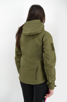 Тактична жіноча куртка Eagle Soft Shell з флісом Green Olive S - зображення 6