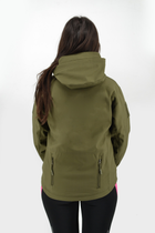 Тактическая женская куртка Eagle Soft Shell с флисом Green Olive M - изображение 5