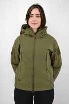 Тактична жіноча куртка Eagle Soft Shell з флісом Green Olive 3XL - зображення 7