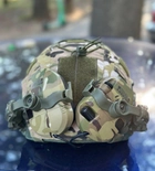 Тактичні військові навушники для шолома Walker's Razor з кріпленням Чебурашка навушники для кріплення каску ЗСУ - зображення 3