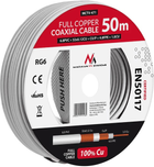 Kabel koncentryczny Maclean RG6 50 m White (5902211114185) - obraz 1