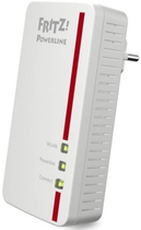 Адаптер AVM  FRITZ!Powerline 1260E 1200Mbit/s Вбудоване підключення Ethernet WLAN Білий 1шт (20002789) - зображення 6