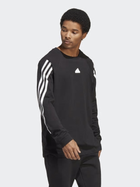 Bluza bez kaptura męska Adidas M Fi 3S Ls IC3755 L Czarna (4066752421438) - obraz 1