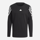 Світшот чоловічий Adidas M Fi 3S Ls IC3755 L Чорний (4066752421438) - зображення 6