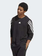 Світшот чоловічий Adidas M Fi 3S Ls IC3755 XL Чорний (4066752425061) - зображення 3