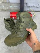 Тактичні черевики автовузол Tactical Combat Boots Olive 44 - зображення 4