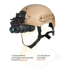 Прибор ночного видения POMIACAM PVS-18 цифровой 1X32 с креплением на шлем BLACK - изображение 11