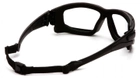 Тактические очки Pyramex i-Force XL с уплотнителем Anti-Fog прозрачные - изображение 4