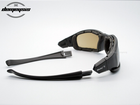 Тактические очки DAISY X7 Polarized UV400 солнцезащитные Black - изображение 7