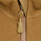 Куртка флісова M-Tac Lite Microfleece Hoodie Coyote Brown Size XL - зображення 5