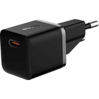 Зарядне мережеве Baseus mini (CCGN050101) GaN5 Type-C 20W EU швидка зарядка для телефону Чорний