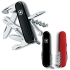 Нож Victorinox Climber Ukraine Чорно-червоний (1.3703.3.1)