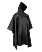 Пончо тактичне Mil-Tec RipStop One-Size Чорний Плащ-палатка PONCHO BASIC SCHWARZ (10628002) - изображение 1