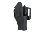 Кобура для пистолета с быстрым доступом и фиксатором для серии Glock - Black [CS] (для страйкбола) - изображение 3