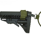 Приклад FAB M4 с амортизатором для AK 47, полимер, черный - изображение 4