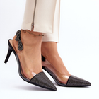 Жіночі туфлі D&A MR1966-11 41 Чорні (5905677042726) - зображення 6