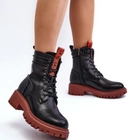 Жіночі зимові черевики високі La.Fi 250045OR-LA 36 Чорні (5905677033120) - зображення 5