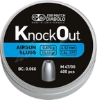 Кулі JSB Diabolo KnockOut Slugs 4.52, 0.87 р. 400 шт/уп - зображення 2