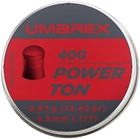 Пули Umarex Power Ton 4.5 мм, 0.87 грамм / 400 штук упаковка - изображение 1