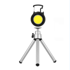 Аккумуляторный LED фонарик YT-877 650 мАч (4 режима, магнит, крепление на кепку) LED фонарь + штатив