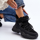 Жіночі зимові черевики високі Cresandi 39 Чорні (5905677025491) - зображення 8