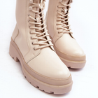 Жіночі черевики високі Irande 40 Светло-бежевые (5905677017311) - зображення 8