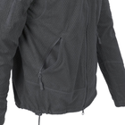 Куртка чоловіча демісезонна Helikon-Tex Флісова L Сіра M-T оснащена додатковими панелями на липучках для легкої персоналізації двома кишенями для біцепса з 100% поліестеру Застібка-блискавка YKK спереду від шиї до талії із захистом для підборіддя - зображення 5