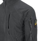 Куртка мужская демисезонная Helikon-Tex Флисовая Серая S M-T оснащена дополнительными панелями на липучках для легкой персонализации двумя карманами для бицепса из 100% полиэстера Застежка-молния YKK спереди от шеи до талии с защитой для подбородка - изображение 3