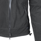 Куртка мужская демисезонная Helikon-Tex Флисовая Серая S M-T оснащена дополнительными панелями на липучках для легкой персонализации двумя карманами для бицепса из 100% полиэстера Застежка-молния YKK спереди от шеи до талии с защитой для подбородка - изображение 6