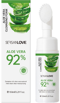 Pianka do mycia twarzy SersanLove z aloesem 150 ml (6939287456979) - obraz 1