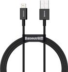 Kabel Baseus Superior Series USB to iP 2.4 A 1 m Black (CALYS-A01) - obraz 2