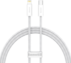 Kabel Baseus Dynamic Series Fast Charging Data Cable Type-C to iP 20 W 2 m White (CALD000102) - obraz 1