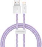 Kabel Baseus Dynamic Series Fast Charging Data Cable USB to iP 2.4 A 2 m Purple (CALD000505) - obraz 1