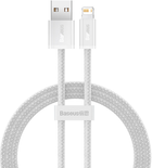 Kabel Baseus Dynamic Series Fast Charging Data Cable USB to iP 2.4 A 1 m White (CALD000402) - obraz 1