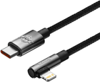 Kabel Baseus MVP 2 Elbow-shaped Fast Charging Data Cable Type-C to iP 20 W 2 m Black (CAVP000301) - obraz 3