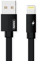 Kabel Remax Kerolla Lightning Data/Charge 1 m Black (RC-094i 1M black) - obraz 1
