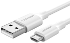 Kabel synchronizacyjny Ugreen US289 USB - Micro USB Cable 1 m White (6957303861415) - obraz 1