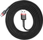Kabel Baseus Cafule Cable USB for Micro 2 A 3 m Red/Black (CAMKLF-H91) - obraz 2
