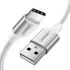 Кабель синхронізації Ugreen US288 USB - Type-C Cable Aluminum Braid 1 м White (6957303861316) - зображення 1
