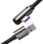 Kabel Baseus Legend Series Elbow CATCS USB3.1 AM-Type-C m 66 W 90° 1 m Black (CATCS-B01) - obraz 2