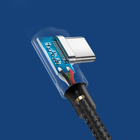 Kabel Ugreen US176 USB - Type-C Both Angled 3 A Data Cable 1 m Black (6957303828562) - obraz 3