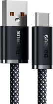 Kabel Baseus USB 2.0 AM-Type-C m, 2 m, 20V/5A, 100W Dynamic Series Gray (CALD000716) - obraz 2