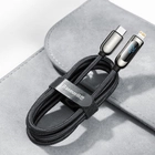 Kabel Baseus CATLSK USB3.1 Type-C M-Lightning m 20 W z wyświetlaczem 2 m Black (CATLSK-A01) - obraz 6