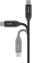 Kabel Choetech USB Type-C - USB Type-C 2 m Gen2 240 W (XCC-1036) - obraz 3